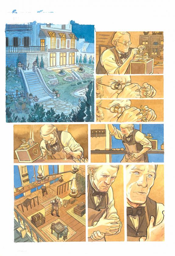 Julen Ribas - Artifices, un magicien en Algérie, Planche ori