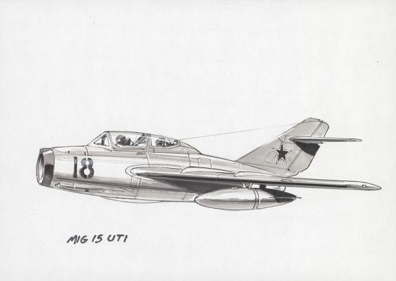 Manchu - Illustration originale - MIG 15 UTI