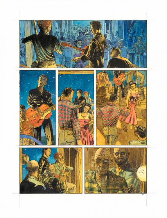 Christophe Dubois - Rockabilly, Planche originale n°58