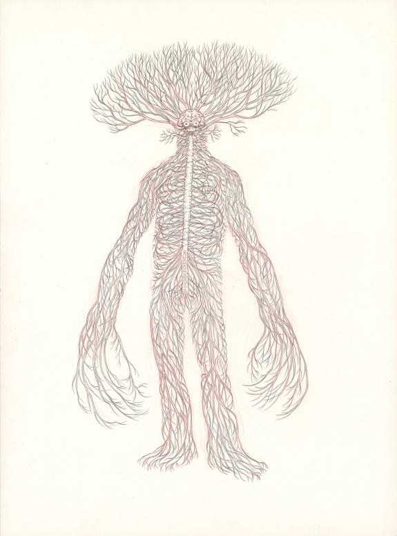 Stan Manoukian - Frankenstein, Illustration originale, carne