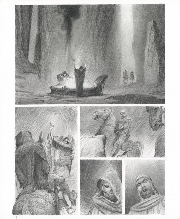 Paul & Ga&euml;tan Brizzi - Macbeth, Planche originale n&deg; 009