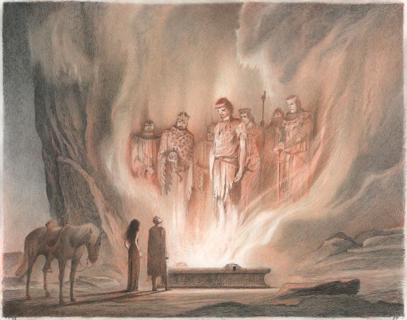 Paul & Ga&euml;tan Brizzi - Macbeth, Double planche originale n&deg; 