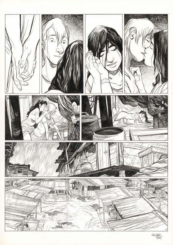 Olivier Pont - Un putain de salopard, Guajeraï, Planche orig