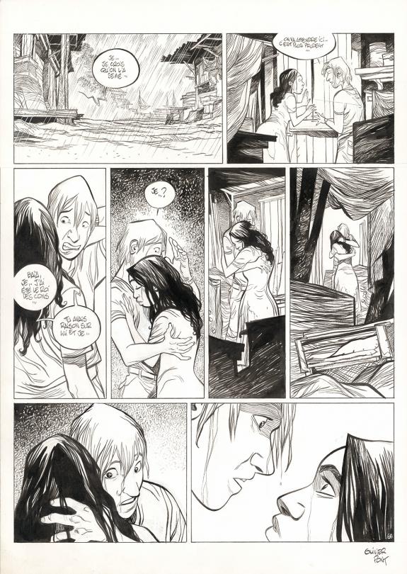 Olivier Pont - Un putain de salopard, Guajeraï, Planche orig