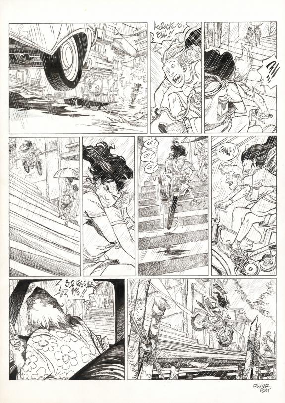 Olivier Pont - Un putain de salopard, Guajeraï, Planche orig