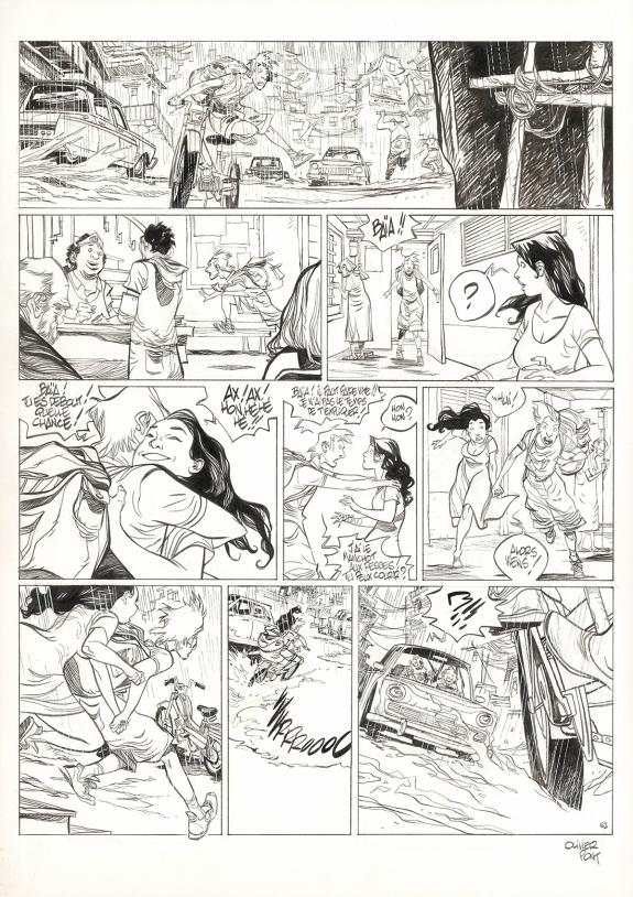 Olivier Pont - Un putain de salopard, Guajeraï, Planche orig