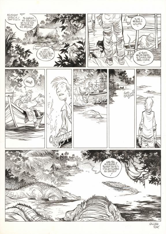 Olivier Pont - Un putain de salopard, Guajeraï, Planche orig