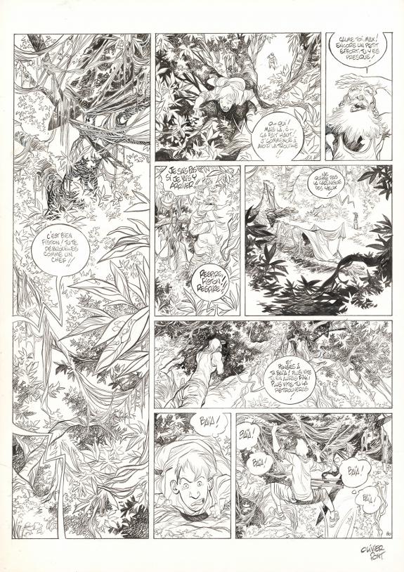 Olivier Pont - Un putain de salopard, O Maneta, Planche orig