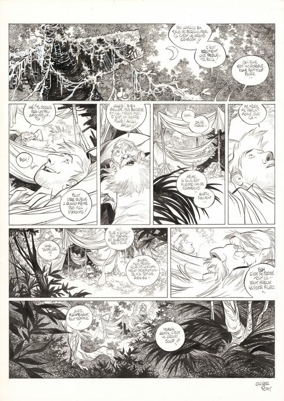 Olivier Pont - Un putain de salopard, O Maneta, Planche orig