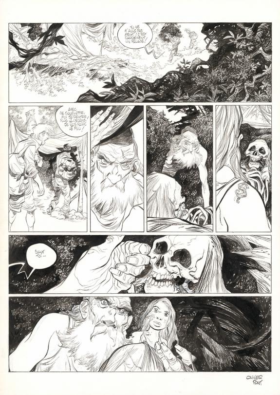 Olivier Pont - Un putain de salopard, O Maneta, Planche orig