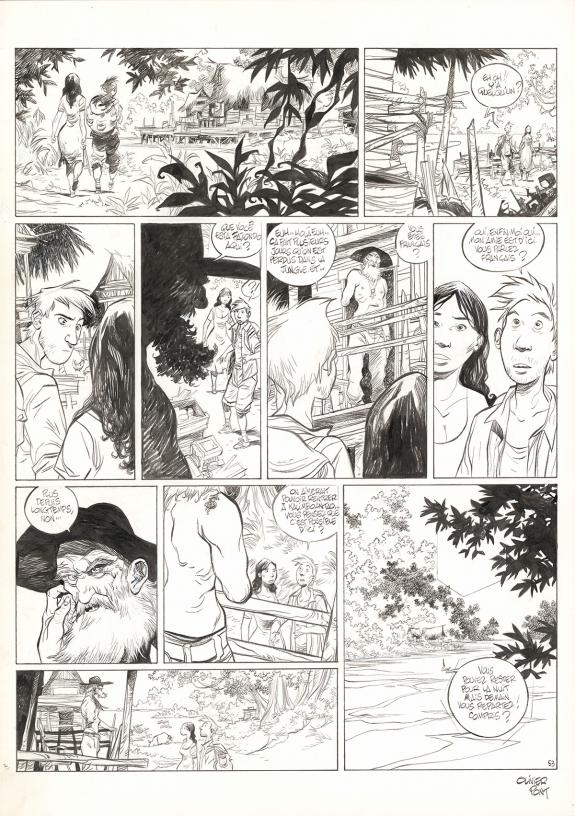 Olivier Pont - Un putain de salopard, O Maneta, Planche orig