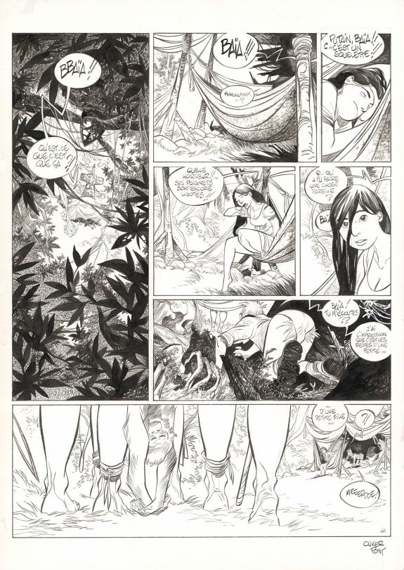 Olivier Pont - Un putain de salopard, O Maneta, Planche orig