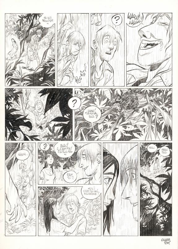 Olivier Pont - Un putain de salopard, O Maneta, Planche orig