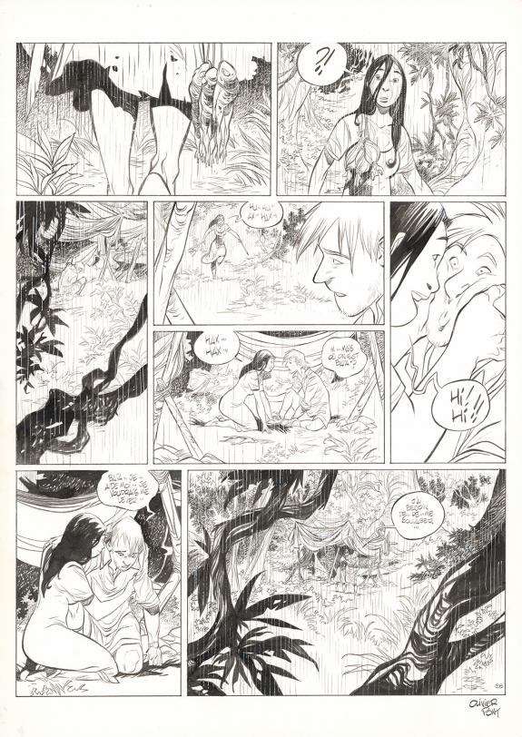 Olivier Pont - Un putain de salopard, O Maneta, Planche orig
