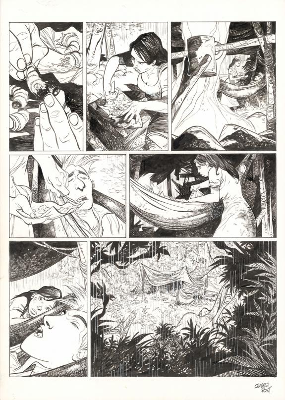 Olivier Pont - Un putain de salopard, O Maneta, Planche orig