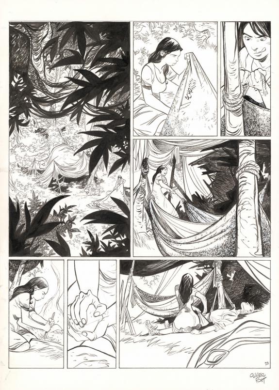 Olivier Pont - Un putain de salopard, O Maneta, Planche orig