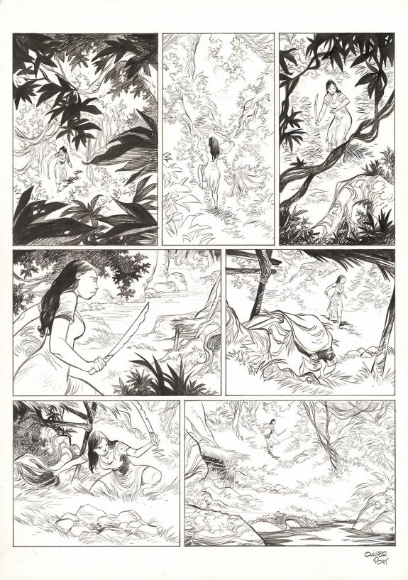 Olivier Pont - Un putain de salopard, O Maneta, Planche orig