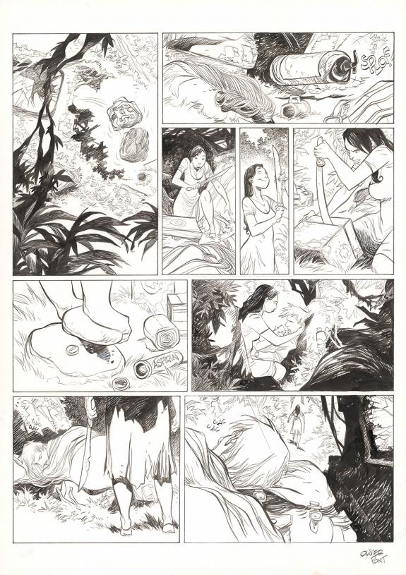 Olivier Pont - Un putain de salopard, O Maneta, Planche orig