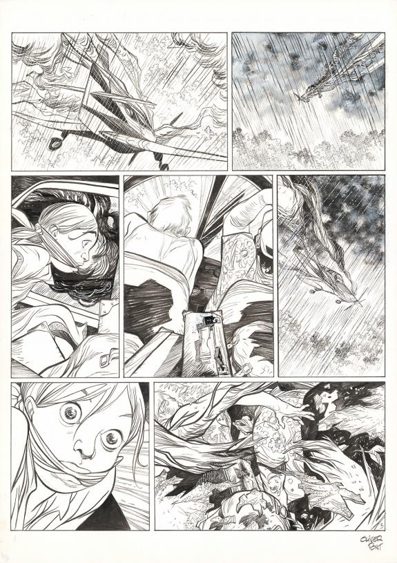 Olivier Pont - Un putain de salopard, O Maneta, Planche orig