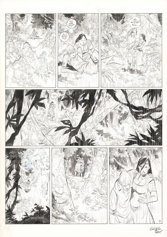 Olivier Pont - Un putain de salopard, Isabel, Planche origin