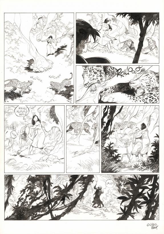 Olivier Pont - Un putain de salopard, Isabel, Planche origin