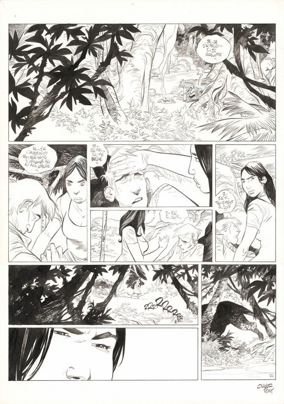 Olivier Pont - Un putain de salopard, Isabel, Planche origin