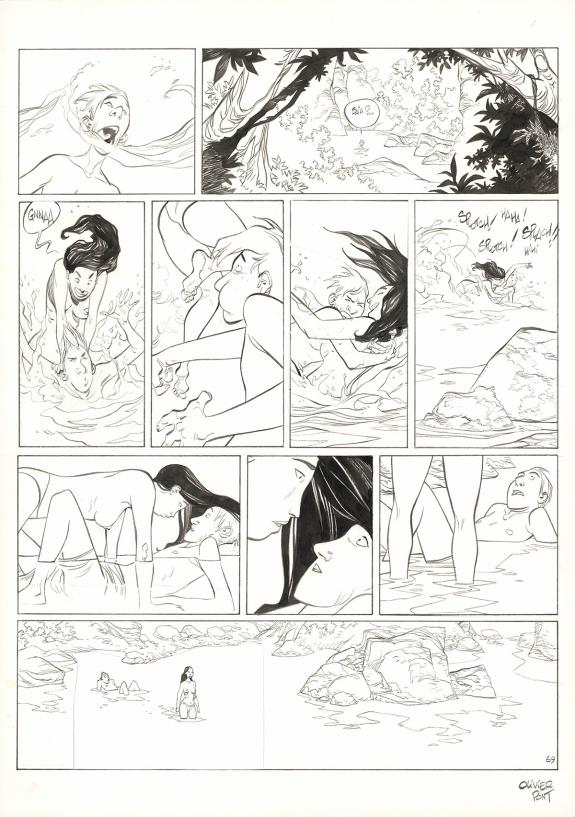 Olivier Pont - Un putain de salopard, Isabel, Planche origin