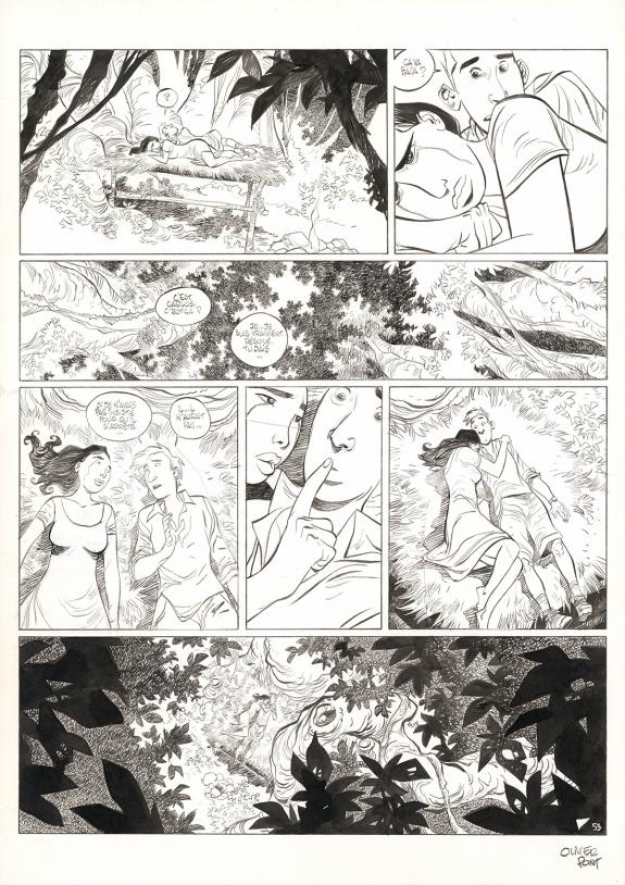 Olivier Pont - Un putain de salopard, Isabel, Planche origin