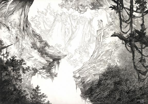 Olivier Pont - Un putain de salopard, Illustration originale