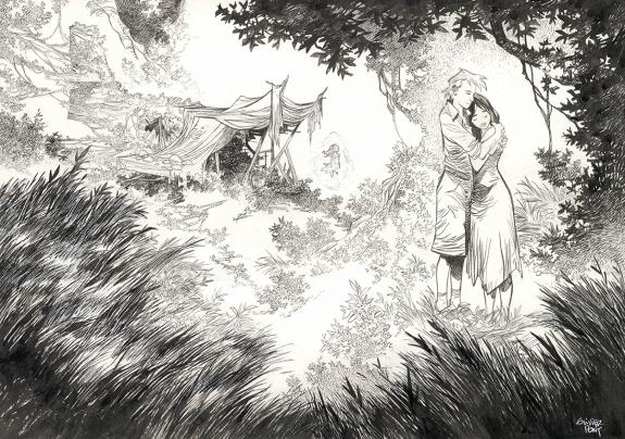 Olivier Pont - Un putain de salopard, Illustration originale