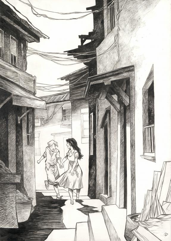 Olivier Pont - Un putain de salopard, Illustration originale