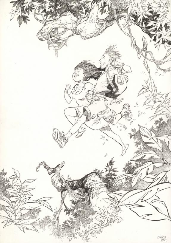 Olivier Pont - Un putain de salopard, Guajeraï, Illustration