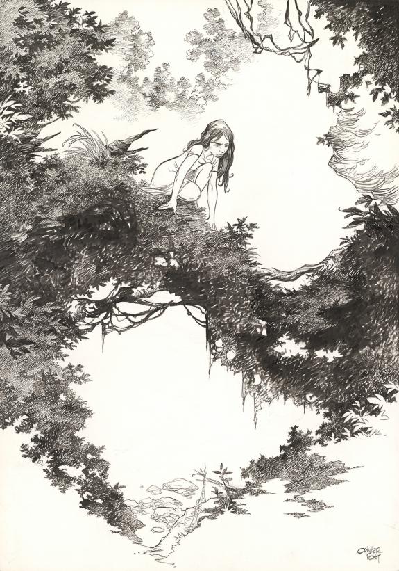 Olivier Pont - Un putain de salopard, Guajeraï, Illustration