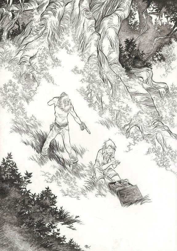 Olivier Pont - Un putain de salopard, Illustration originale