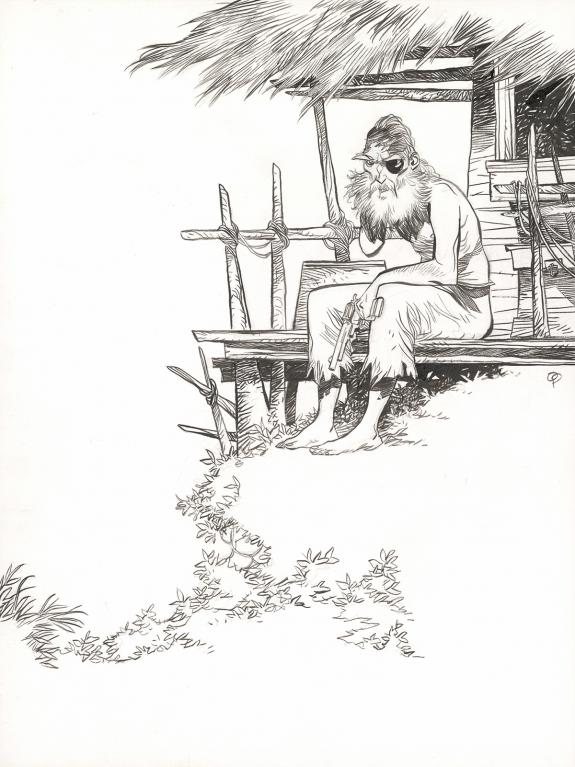 Olivier Pont - Un putain de salopard, Illustration originale