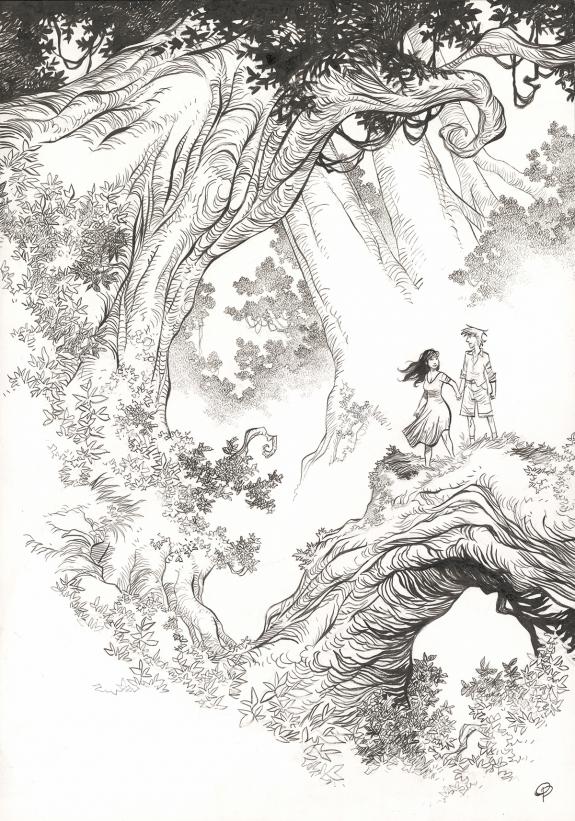 Olivier Pont - Un putain de salopard, Illustration originale