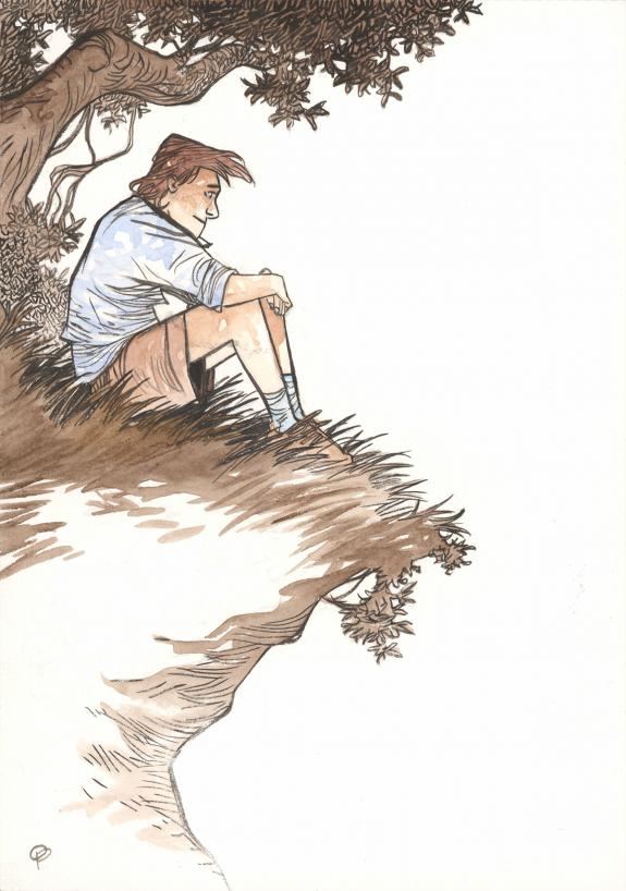 Olivier Pont - Un putain de salopard, Illustration originale