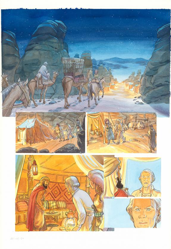Julen Ribas - Artifices, un magicien en Algérie, Planche ori
