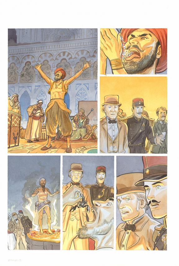 Julen Ribas - Artifices, un magicien en Algérie, Planche ori