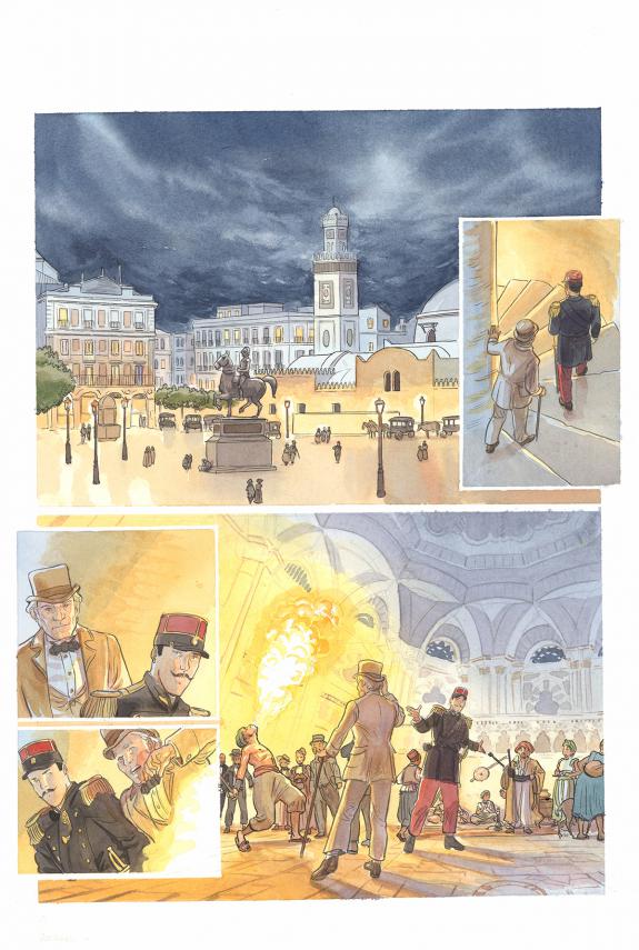 Julen Ribas - Artifices, un magicien en Algérie, Planche ori