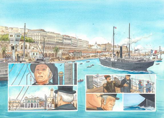 Julen Ribas - Artifices, un magicien en Algérie, Double plan