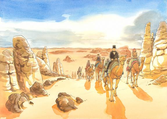 Julen Ribas - Artifices, un magicien en Algérie, Double plan