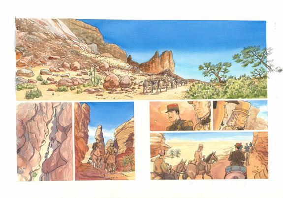 Julen Ribas - Artifices, un magicien en Algérie, Double plan