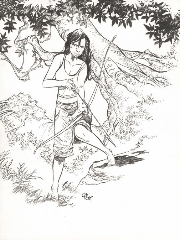 Olivier Pont - Un putain de salopard, Illustration originale
