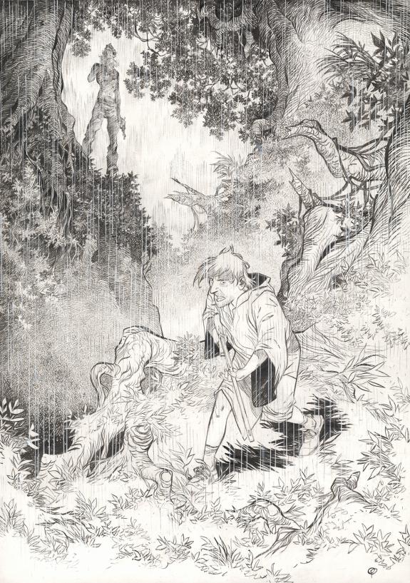 Olivier Pont - Un putain de salopard, Illustration originale