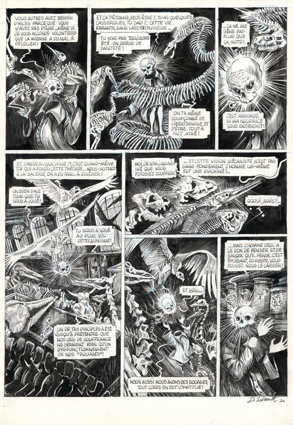 Daria Schmitt - La Tête de mort venue de Suède, Planche orig