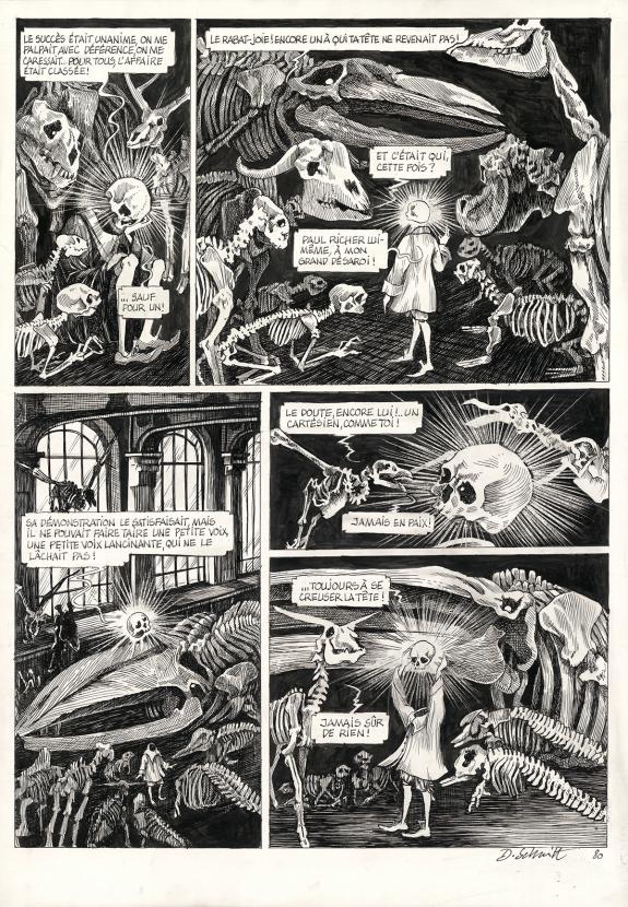 Daria Schmitt - La Tête de mort venue de Suède, Planche orig