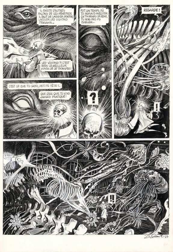 Daria Schmitt - La Tête de mort venue de Suède, Planche orig