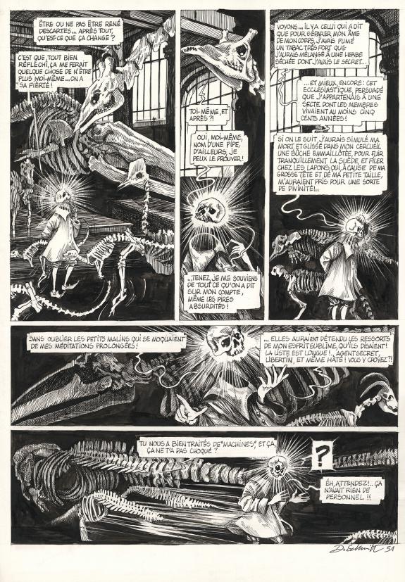 Daria Schmitt - La Tête de mort venue de Suède, Planche orig