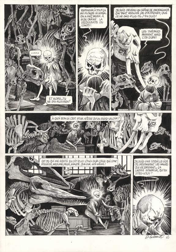 Daria Schmitt - La Tête de mort venue de Suède, Planche orig